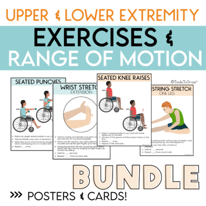 Upper Extremity Strengthening Exercises & Range of Motion/Stretches – Shop  Tools To Grow