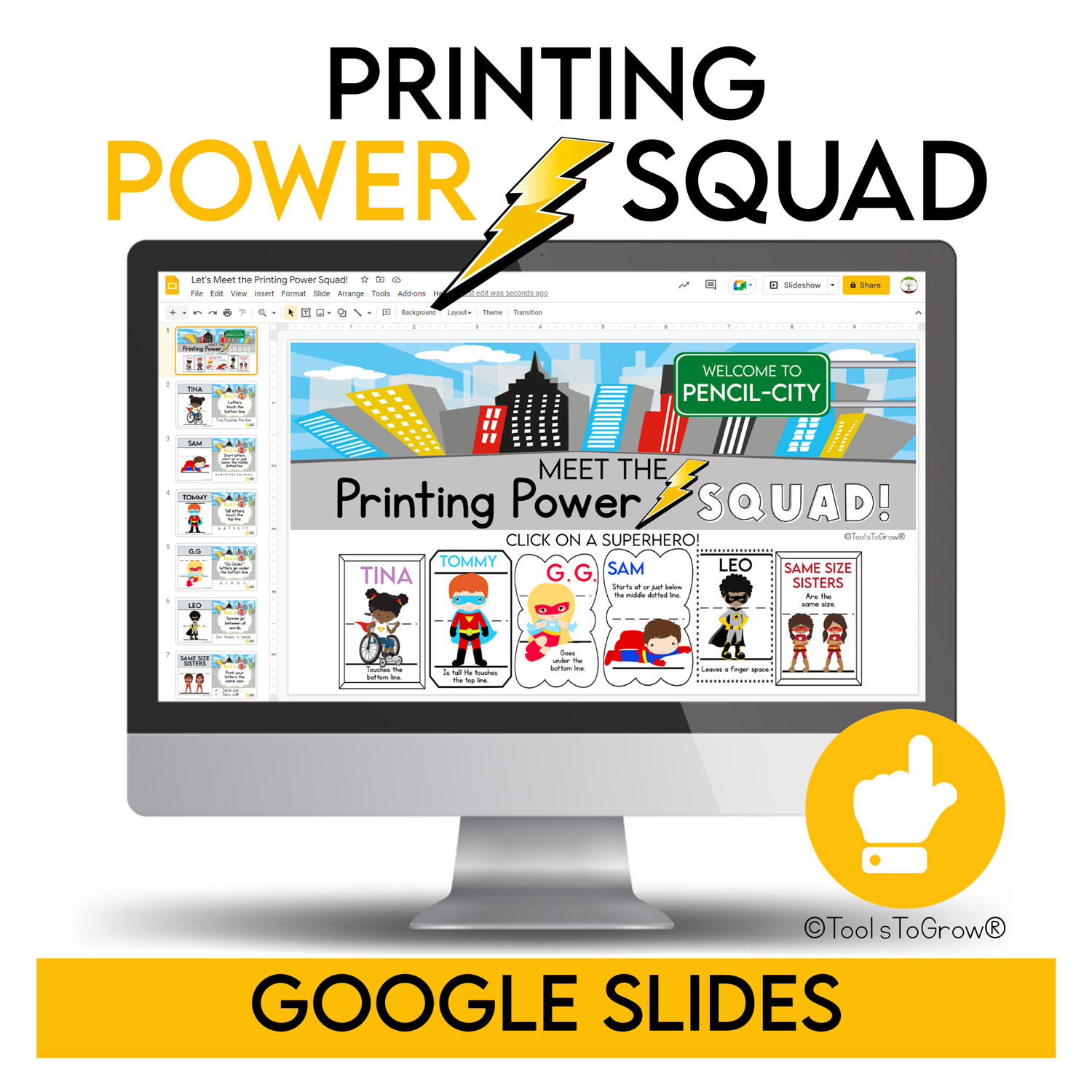 Printing Power Squad! Tools to Address Handwriting Rules – Shop