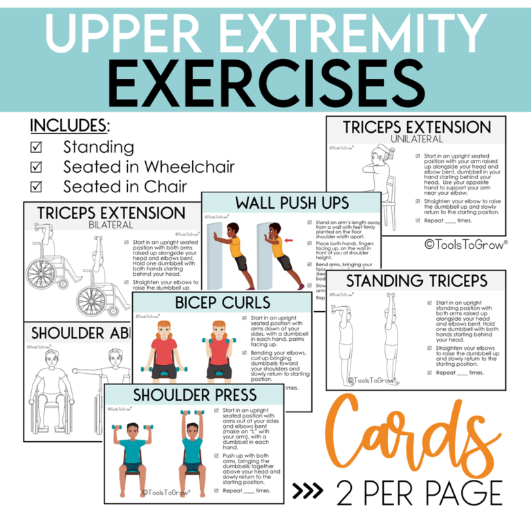 Upper Extremity Strengthening Exercises & Range of Motion/Stretches ...