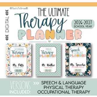 The Ultimate Digital Therapy Planner: 2026 - 2027
