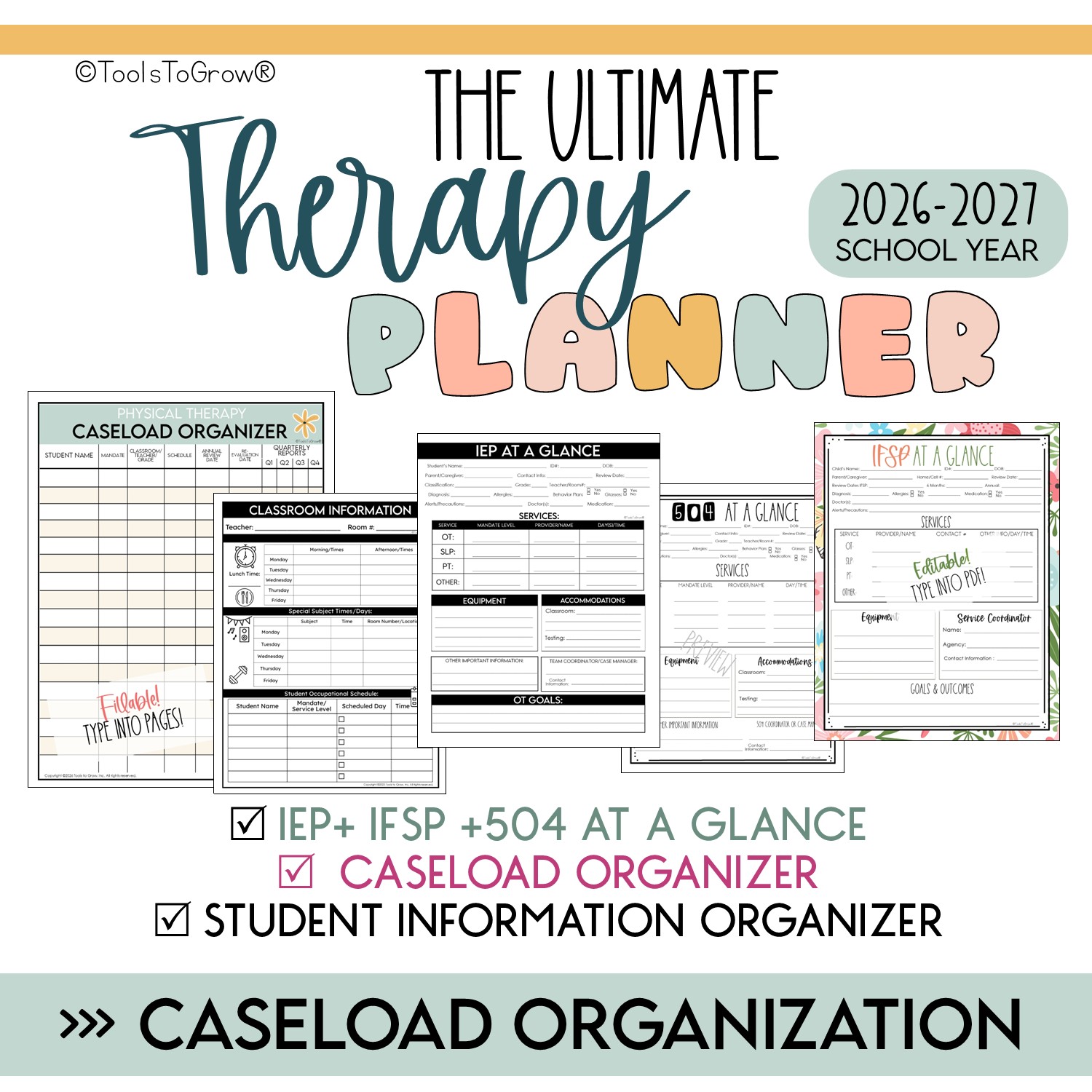 The Ultimate Digital Therapy Planner: 2026 - 2027 - Image 4