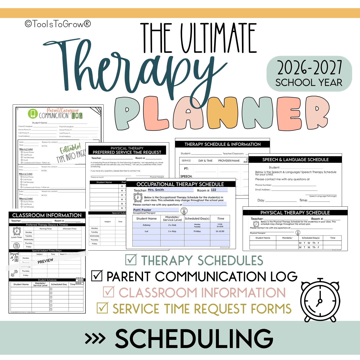 The Ultimate Digital Therapy Planner: 2026 - 2027 - Image 6