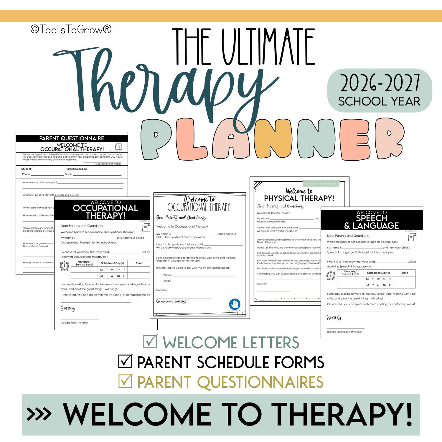 The Ultimate Digital Therapy Planner: 2026 - 2027 - Image 7