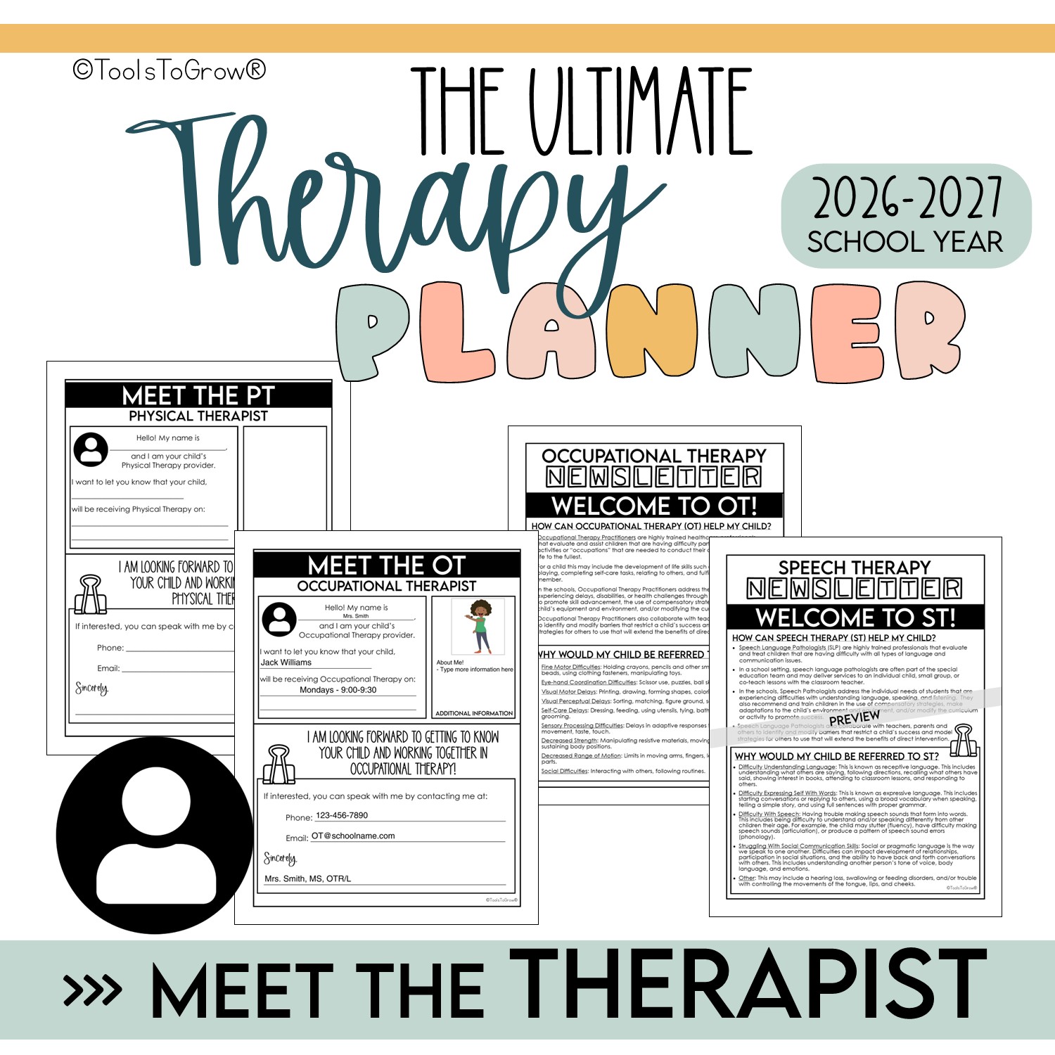 The Ultimate Digital Therapy Planner: 2026 - 2027 - Image 8