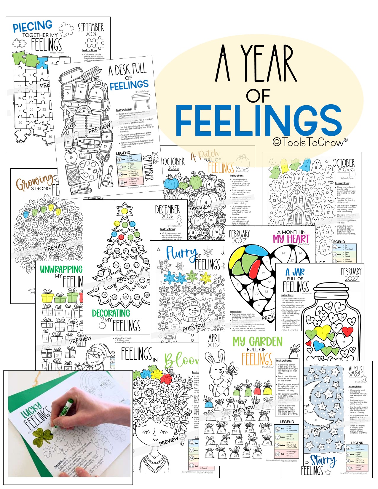 Month of Emotions & Feelings: 2026 - 2027 School Year